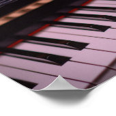 Geweldige Pianodesign Poster (Hoek)
