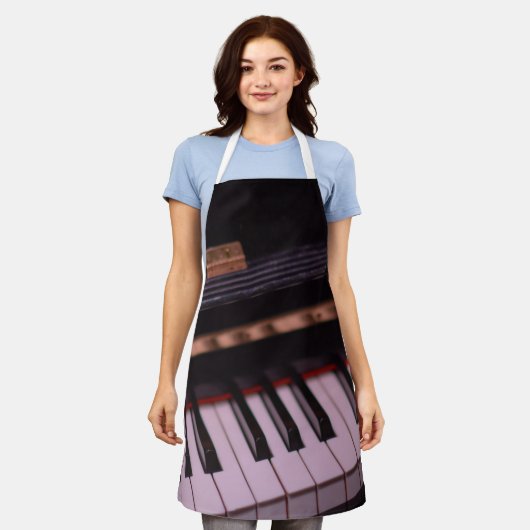 Geweldige Pianodesign Schort (Gedragen)