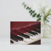 Geweldige pianokunst briefkaart (Staand voorkant)