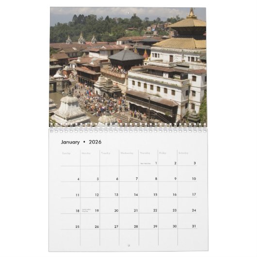 Geweldige plaatsen van de Wereldagenda 2012 Kalender (Jan 2026)