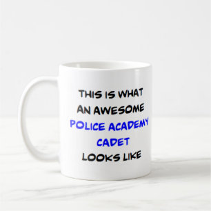 geweldige politieacademie cadet koffiemok
