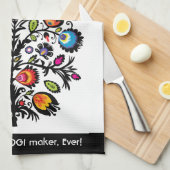 🤩 Geweldige pools Folk Wycinanki Theedoek (Quarter Fold)