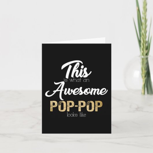 Geweldige Pop-Pop speciale opa Kaart (Voorkant)