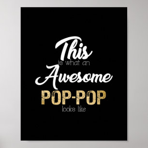 geweldige pop-pop speciale opa poster
