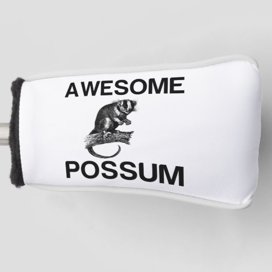 GEWELDIGE POSSUM GOLFHEADCOVER (Voorkant)