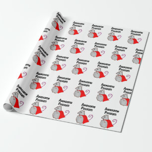 Geweldige Possum Grappig, Schattig. Dierenliefhebb Cadeaupapier