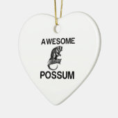 GEWELDIGE POSSUM KERAMISCH ORNAMENT (Links)