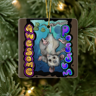 Geweldige Possum. Keramisch Ornament