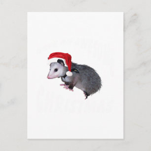 Geweldige Possum Kerstmis Feestdagenkaart