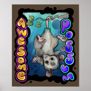 Geweldige Possum. Poster