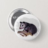 Geweldige possum ronde button 5,7 cm (Voorkant /achterkant)