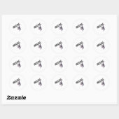 Geweldige possum ronde sticker (Vel)