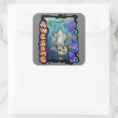 Geweldige Possum. Vierkante Sticker (Tas)