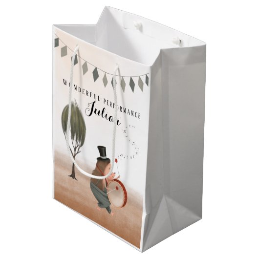 Geweldige prestaties - Egel Gift Bag Medium Cadeauzakje (Voorkant Gekanteld)