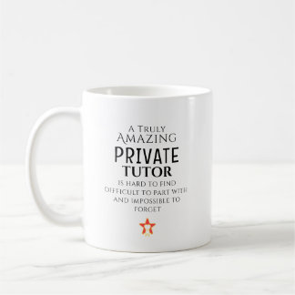 Geweldige privéleraar moeilijk te vinden Aangepast Koffiemok