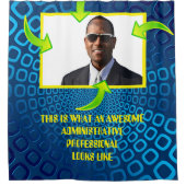 Geweldige, professionele foto douchegordijn (Voorkant)