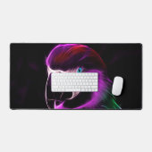 Geweldige pruimengloeipapegaai bureaumat (Keyboard & Muis)