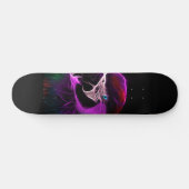 Geweldige pruimengloeipapegaai skateboard (Horizontaal)
