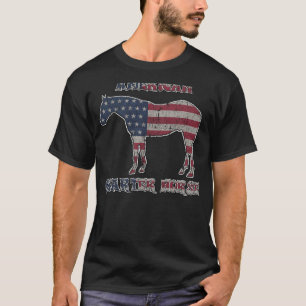 Geweldige Quarter Horse Ranch Rodeo Barrel Racing T-shirt