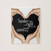 Geweldige Quote puzzel!! Het moeilijkste om te doe