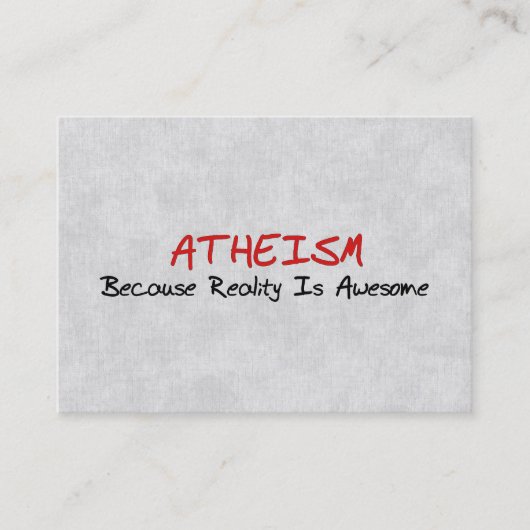 Geweldige realiteit contactkaartje (Voorkant)