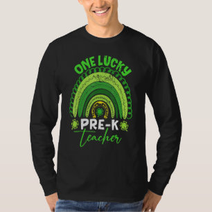Geweldige regenboog St Patricku2019s Day Love Pre- T-shirt
