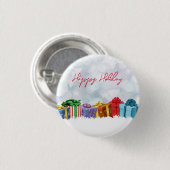 Geweldige, regenboogkerstcadeautjes ronde button 3,2 cm (Voorkant /achterkant)