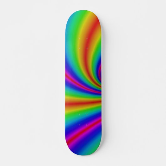 Geweldige regenboogpatroon skateboard (Voorkant)