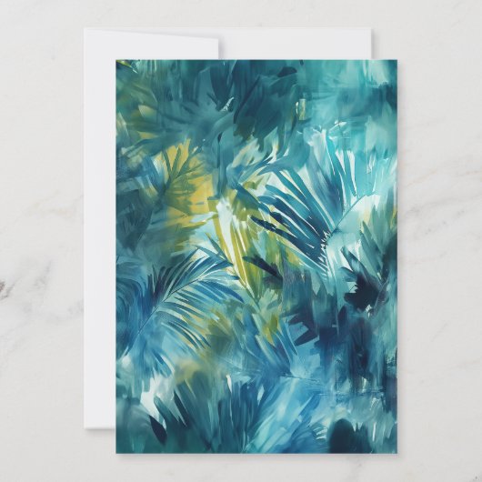 Geweldige Reptielen Wild en Drie 3e Verjaardagsfee Kaart (Achterkant)