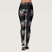 Geweldige retro 80s Throwback Leggings (Achterkant)