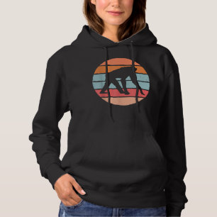 Geweldige Retro Chimpansee Ontwerp Apenkostuum Hoodie