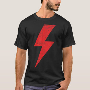 Geweldige Retro Distress Front ' Rood achterlicht T-shirt
