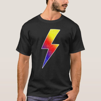 Geweldige Retro voor- en ACHTERKOUDE WARMTE & WHIT T-shirt