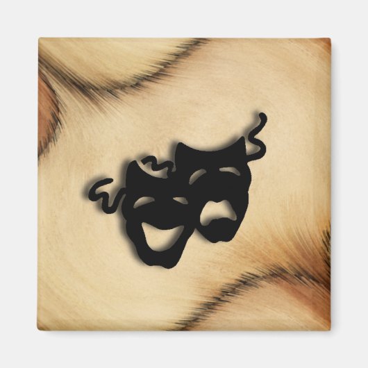 Geweldige Robuust en tragisch theaterontwerp Magneet (Voorkant)