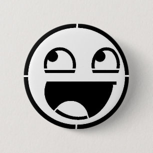 Geweldige Ronde Button 5,7 Cm