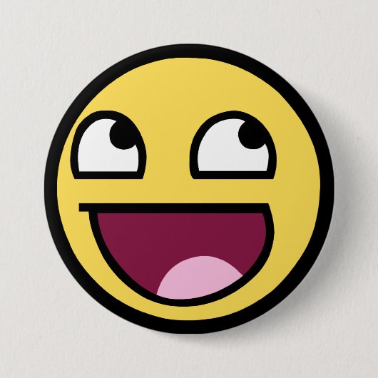 Geweldige Ronde Button 7,6 Cm (Voorkant)