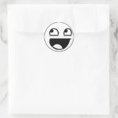 Geweldige Ronde Sticker (Tas)