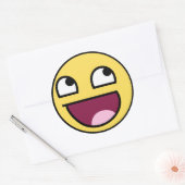 geweldige ronde sticker (Envelop)