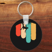 Geweldige rotsklimmer van de Retrobergbeklimmer Sleutelhanger (Voorkant)