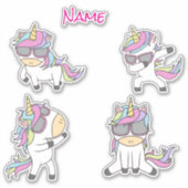 Geweldige-roze klinknagels sticker (Voorkant)