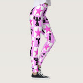GEWELDIGE ROZE STER CHEERLEADERS LEGGINGS (Rechts)