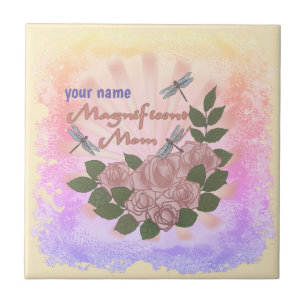 Geweldige Rozen van mama Tegeltje