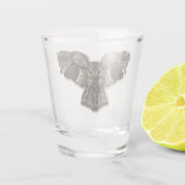 Geweldige Rustige boomkorren Shot Glas (Achterkant)