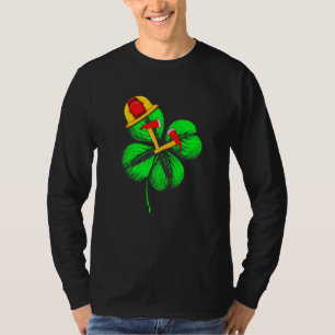 Geweldige Saint Patrick S Day Firefighter Shamrock T-shirt