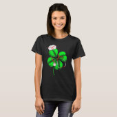 Geweldige Saint Patrick S Day Nurse Shamrock Pet I T-shirt (Voorkant volledig)