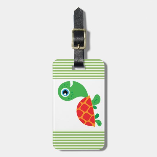 Geweldige Schildpad Bagagelabel (Voorkant verticaal)