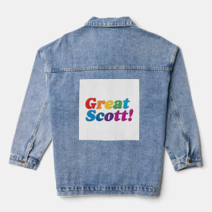 Geweldige Scott. Denim Jacket