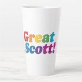 Geweldige Scott. Latte Mok (Voorkant)