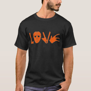 Geweldige seriële Killer Love Halloween Holiday T-shirt
