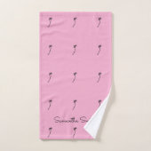 Geweldige silhouet Coastal Coconut Tree Pattern Bad Handdoek (Handdoek)